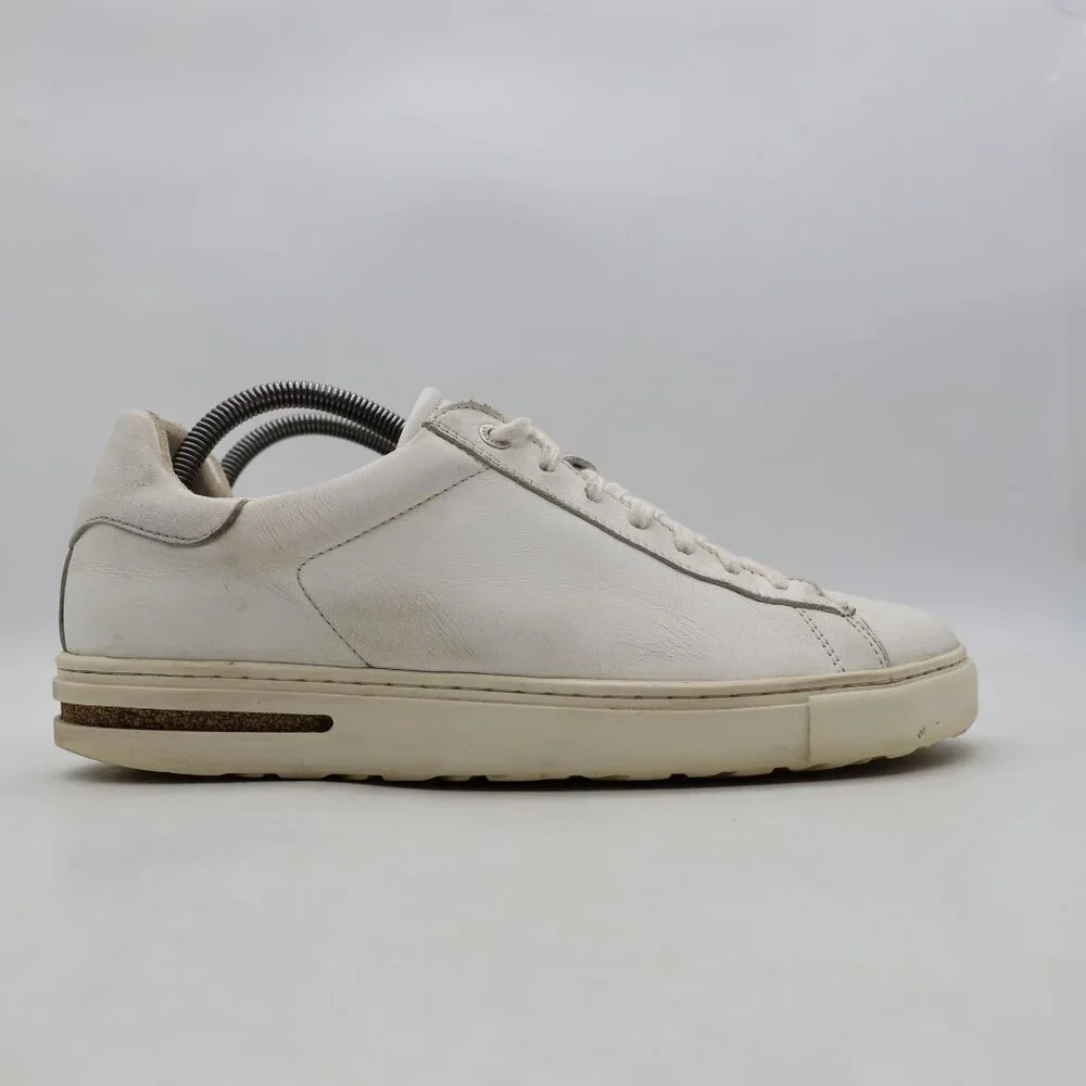 Birkenstock Bend Low Women's Size 11 Men's Size 9 White Leather Comfort Lace Up